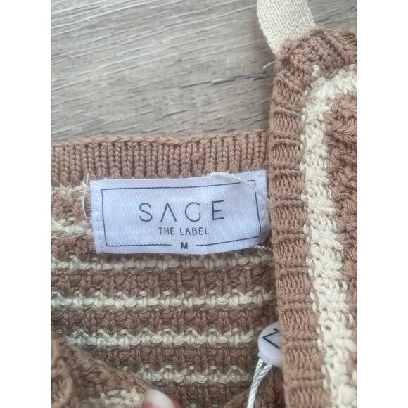 NWT SAGE THE LABEL Vanilla‎ Crotchet Top Size Medium - Picture 3 of 5